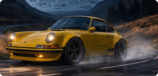 Porsche 911 R-Spec AI Video Thumbnail